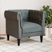 Scaun canapea Chesterfield Gri închis 78.5 x 74.5 x 74.5 cm - WALTI WALTI