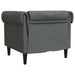 Scaun canapea Chesterfield Gri închis 78.5 x 74.5 x 74.5 cm - WALTI WALTI