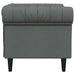Scaun canapea Chesterfield Gri închis 78.5 x 74.5 x 74.5 cm - WALTI WALTI