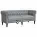 Canapea Chesterfield Argyle Gri deschis 182.5 x 74.5 x 74.5 cm - WALTI WALTI