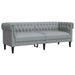 Canapea Chesterfield Argyle Gri deschis 201.5 x 74.5 x 74.5 cm - WALTI WALTI
