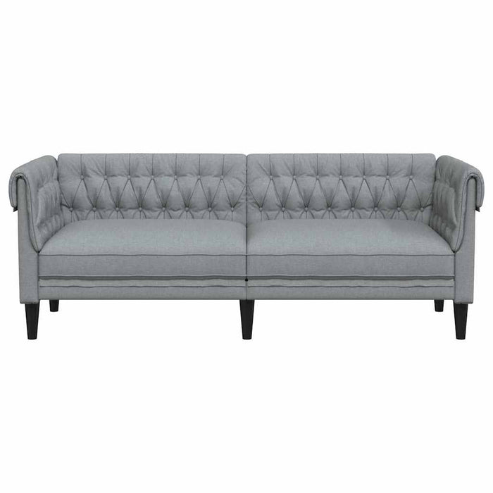 Canapea Chesterfield Argyle Gri deschis 201.5 x 74.5 x 74.5 cm - WALTI WALTI
