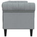 Canapea Chesterfield Argyle Gri deschis 201.5 x 74.5 x 74.5 cm - WALTI WALTI