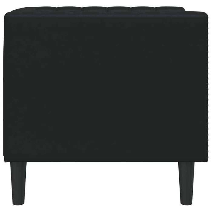 Canapea Negru 74,5 x 71 x 70,5 cm PVC WALTI