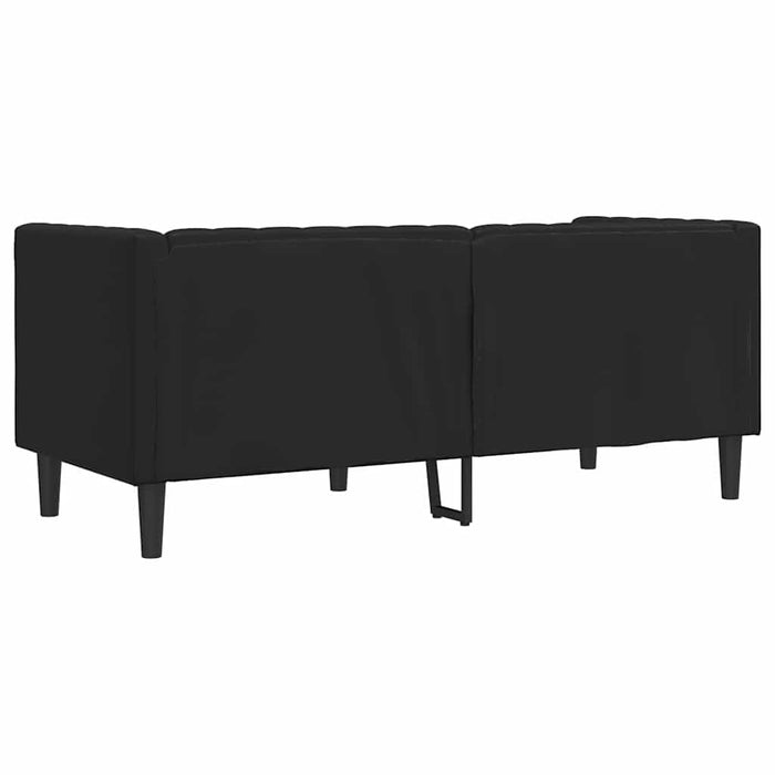 Canapea Negru 174 x 74,5 x 70,5 cm PVC WALTI