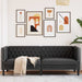 Canapea Negru 194 x 74,5 x 70,5 cm PVC - WALTI WALTI