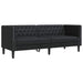 Canapea Negru 194 x 74,5 x 70,5 cm PVC - WALTI WALTI