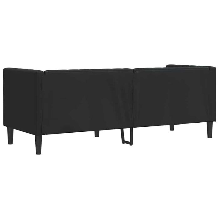 Canapea Negru 194 x 74,5 x 70,5 cm PVC - WALTI WALTI