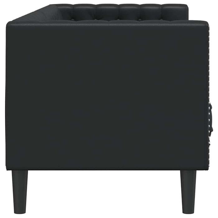 Canapea Negru 194 x 74,5 x 70,5 cm PVC - WALTI WALTI
