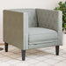 Canapea Gri deschis 74,5 x 71 x 70,5 cm Catifea - WALTI WALTI