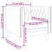 Canapea Gri deschis 74,5 x 71 x 70,5 cm Catifea - WALTI WALTI