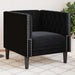 Canapea Negru 74,5 x 71 x 70,5 cm Catifea - WALTI WALTI