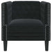 Canapea Negru 74,5 x 71 x 70,5 cm Catifea - WALTI WALTI