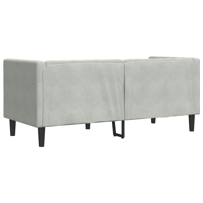 Canapea Gri deschis 174 x 74,5 x 70,5 cm Catifea - WALTI WALTI