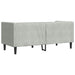 Canapea Gri deschis 174 x 74,5 x 70,5 cm Catifea - WALTI WALTI