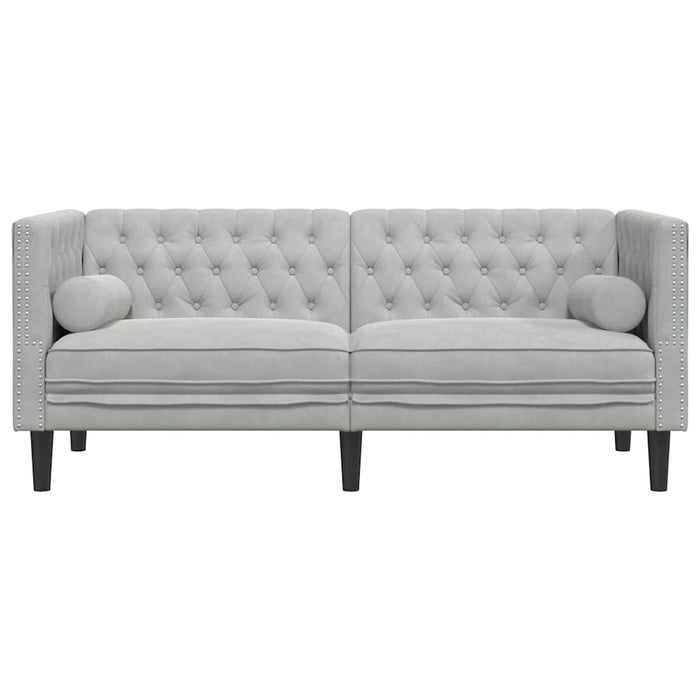Canapea Gri deschis 174 x 74,5 x 70,5 cm Catifea - WALTI WALTI
