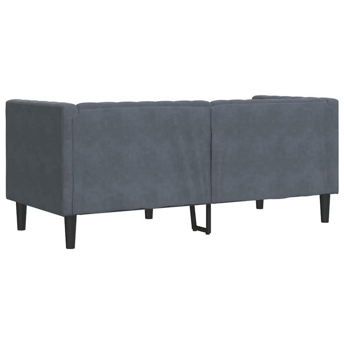 Canapea Gri închis 174 x 74,5 x 70,5 cm Catifea - WALTI WALTI