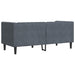 Canapea Gri închis 174 x 74,5 x 70,5 cm Catifea - WALTI WALTI