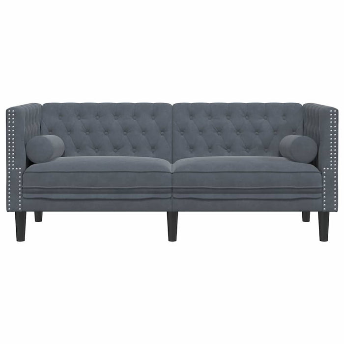 Canapea Gri închis 174 x 74,5 x 70,5 cm Catifea - WALTI WALTI