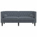 Canapea Gri închis 174 x 74,5 x 70,5 cm Catifea - WALTI WALTI