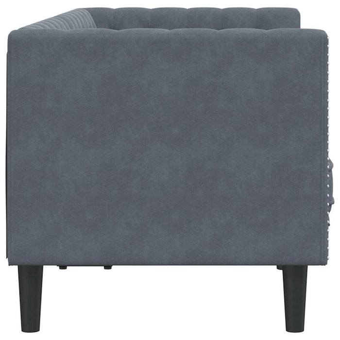 Canapea Gri închis 174 x 74,5 x 70,5 cm Catifea - WALTI WALTI