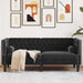 Canapea Negru 174 x 74,5 x 70,5 cm Catifea - WALTI WALTI