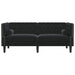 Canapea Negru 174 x 74,5 x 70,5 cm Catifea - WALTI WALTI