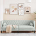 Canapea Gri deschis 194 x 74,5 x 70,5 cm Catifea - WALTI WALTI