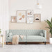 Canapea Gri deschis 194 x 74,5 x 70,5 cm Catifea - WALTI WALTI
