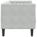Canapea Gri deschis 194 x 74,5 x 70,5 cm Catifea - WALTI WALTI