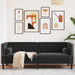 Canapea Negru 194 x 74,5 x 70,5 cm Catifea - WALTI WALTI