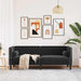 Canapea Negru 194 x 74,5 x 70,5 cm Catifea - WALTI WALTI