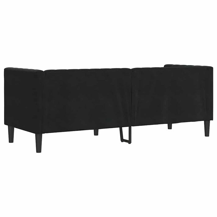 Canapea Negru 194 x 74,5 x 70,5 cm Catifea - WALTI WALTI