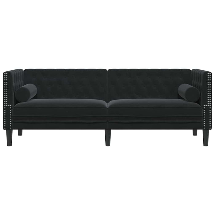 Canapea Negru 194 x 74,5 x 70,5 cm Catifea - WALTI WALTI