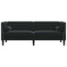 Canapea Negru 194 x 74,5 x 70,5 cm Catifea - WALTI WALTI