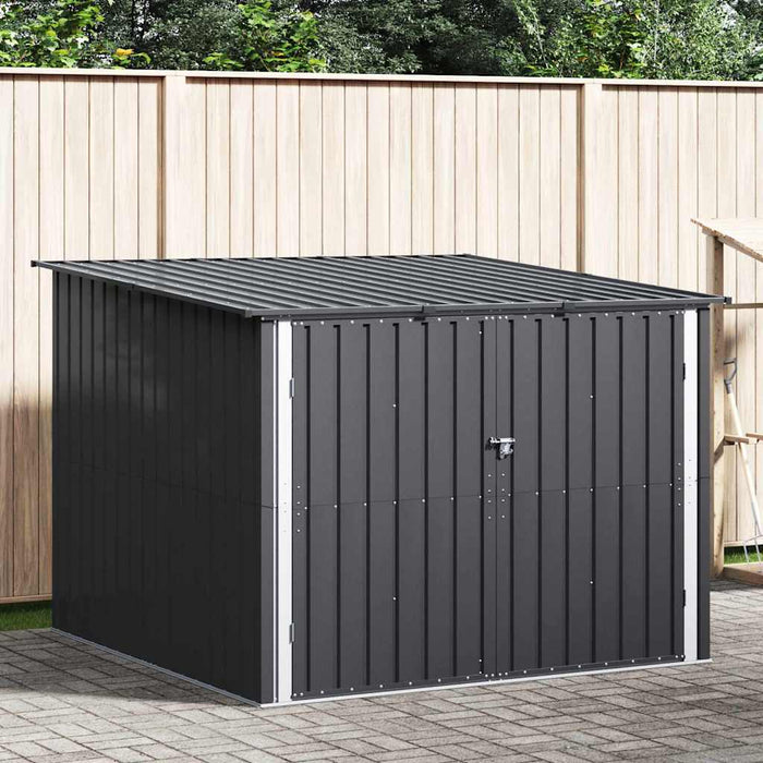 Shed pentru biciclete 3 pcs Antracit 215 x 206 x 157 cm Metal - WALTI WALTI
