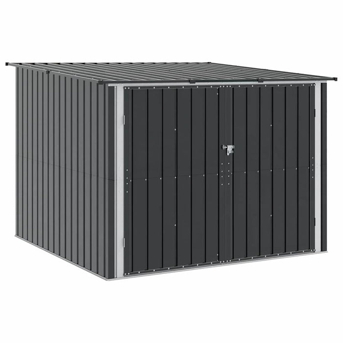 Shed pentru biciclete 3 pcs Antracit 215 x 206 x 157 cm Metal - WALTI WALTI