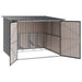 Shed pentru biciclete 3 pcs Antracit 215 x 206 x 157 cm Metal - WALTI WALTI