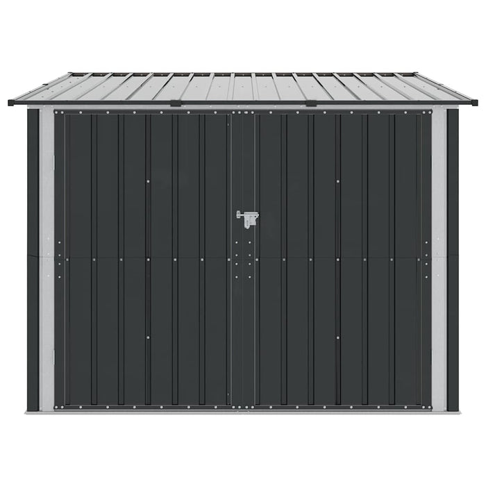 Shed pentru biciclete 3 pcs Antracit 215 x 206 x 157 cm Metal - WALTI WALTI