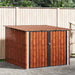 Shed pentru biciclete 3 pcs Maro 215 x 206 x 157 cm Metal - WALTI WALTI