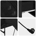 Birou cu sertar Stejar negru 182 x 101 x 87.5 cm Lemn compozit - WALTI WALTI