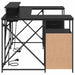Birou cu sertar Stejar negru 182 x 101 x 87.5 cm Lemn compozit - WALTI WALTI
