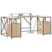 Birou cu sertar Stejar sonoma 182 x 101 x 87.5 cm Lemn compozit - WALTI WALTI