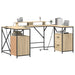 Birou cu sertar Stejar sonoma 182 x 101 x 87.5 cm Lemn compozit - WALTI WALTI