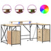 Birou cu sertar Stejar sonoma 182 x 101 x 87.5 cm Lemn compozit - WALTI WALTI