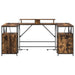 Birou cu sertar Stejar afumat 182 x 101 x 87.5 cm Lemn compozit - WALTI WALTI