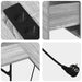 Birou cu sertar sonoma gri 182 x 101 x 87.5 cm Lemn compozit - WALTI WALTI