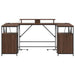 Birou cu sertar Stejar brun 182 x 101 x 87.5 cm Lemn compozit - WALTI WALTI