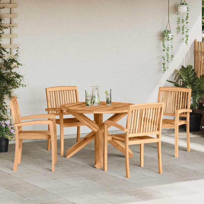 Set de masă pentru grădină 3 pcs Maro 109 x 109 x 74 cm - WALTI WALTI