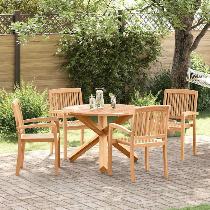 Set de masă pentru grădină 3 pcs Maro 109 x 109 x 74 cm - WALTI WALTI